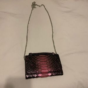 Alligator crossbody wallet purse